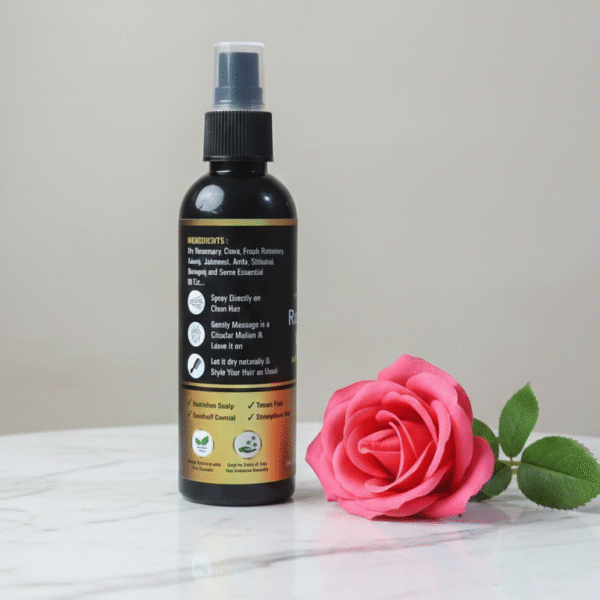 Rosemary Water Hair Growth Spray – Natural Scalp Stimulant for Stronger Hair