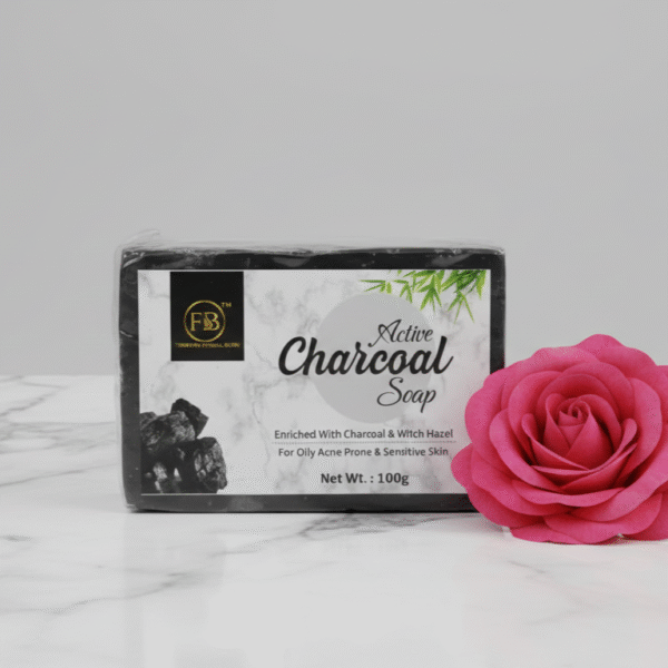 Active Charcoal Soap Enriched with Witch Hazel | Deep Pore Cleansing for Oily & Acne-Prone Skin