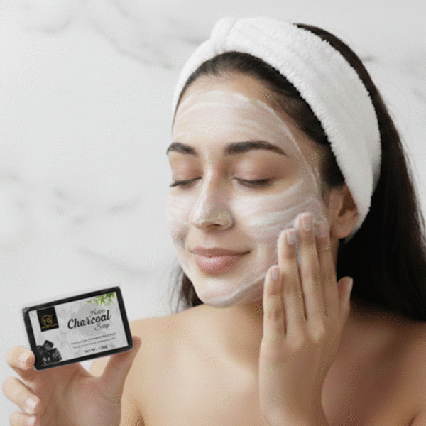 Active Charcoal Soap Enriched with Witch Hazel | Deep Pore Cleansing for Oily & Acne-Prone Skin